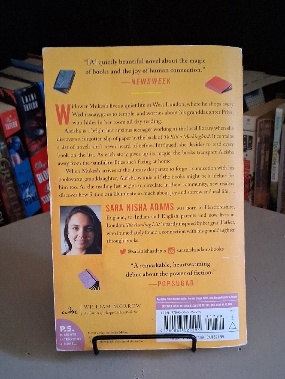 The Reading List By Sara Nisha Adams - Picture 2 of 2